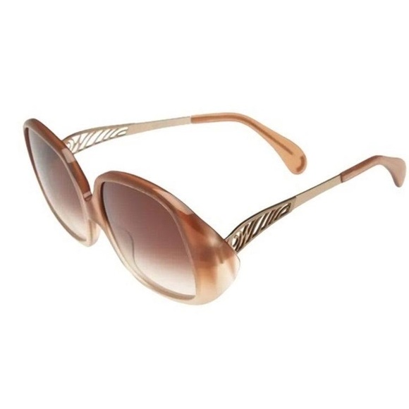 🔥WILDFOX🔥COUTURE LIZ OVERSIZED SUNGLASSES DESERT FAWN GOLD NEW IN BOX - Picture 2 of 6